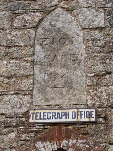 Belstone sign
