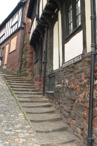 Mediaeval house in Exeter's Stepcote Hill