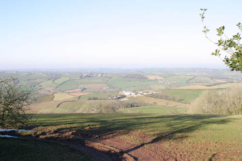 Distant view from Cadbury Hill Fort