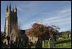 St. Peter's church at Peter Tavy, view from the side St. Peter's church at Peter Tavy, view from the side